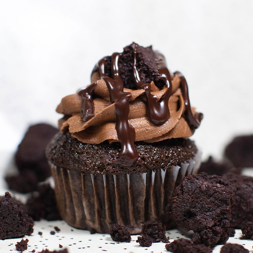 Brownie Molten Cupcake Brownie Molten Cupcake